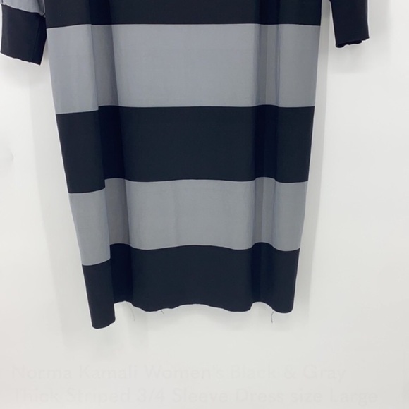 NORMA KAMALI Wide Stripe Shift Dress - Picture 9 of 14